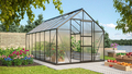 Växthus Merkur 11500 Svart Poly 11,5 m² Vitavia